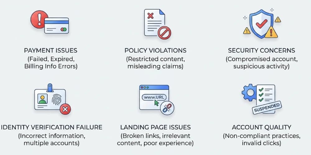 Why Google Ads Accounts Get Suspended: Common Causes and Recovery Steps